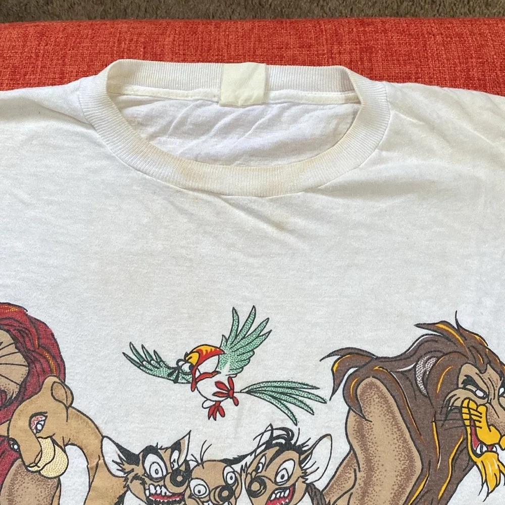 VTG 90’s Disney The Lion King Graphic Tee Shirt T-Shirt - Picture 6 of 10